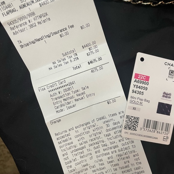 Chanel Mini Flap 22c - Picture 8 of 9
